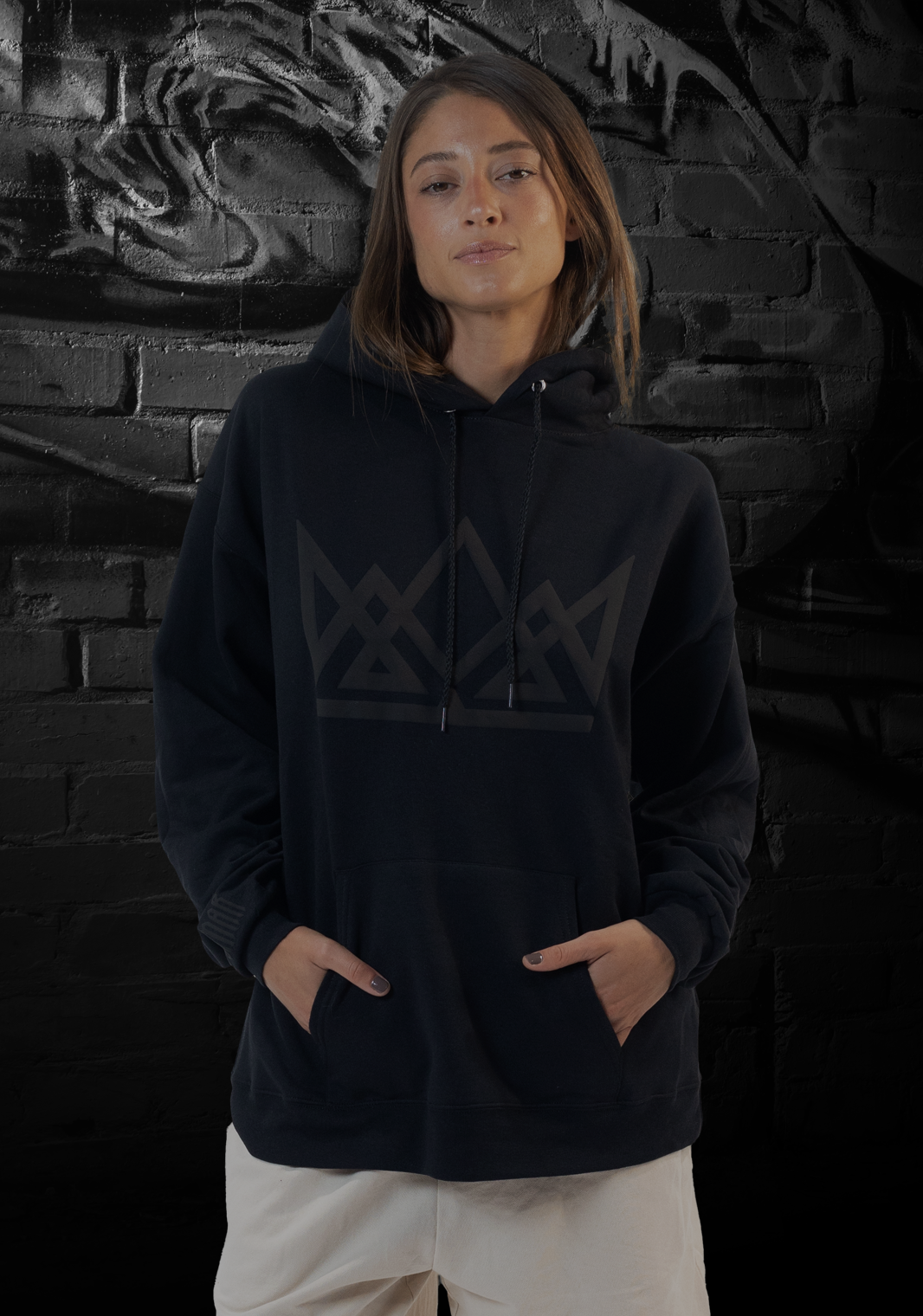 HOODIE BLACK CROWN