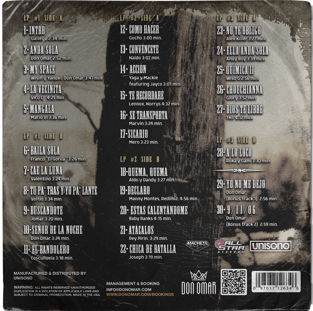 PRE-ORDER VINILO "LOS BANDOLEROS" RELOADED